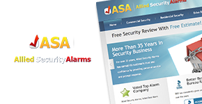 Allied Security Alarms (re-design)